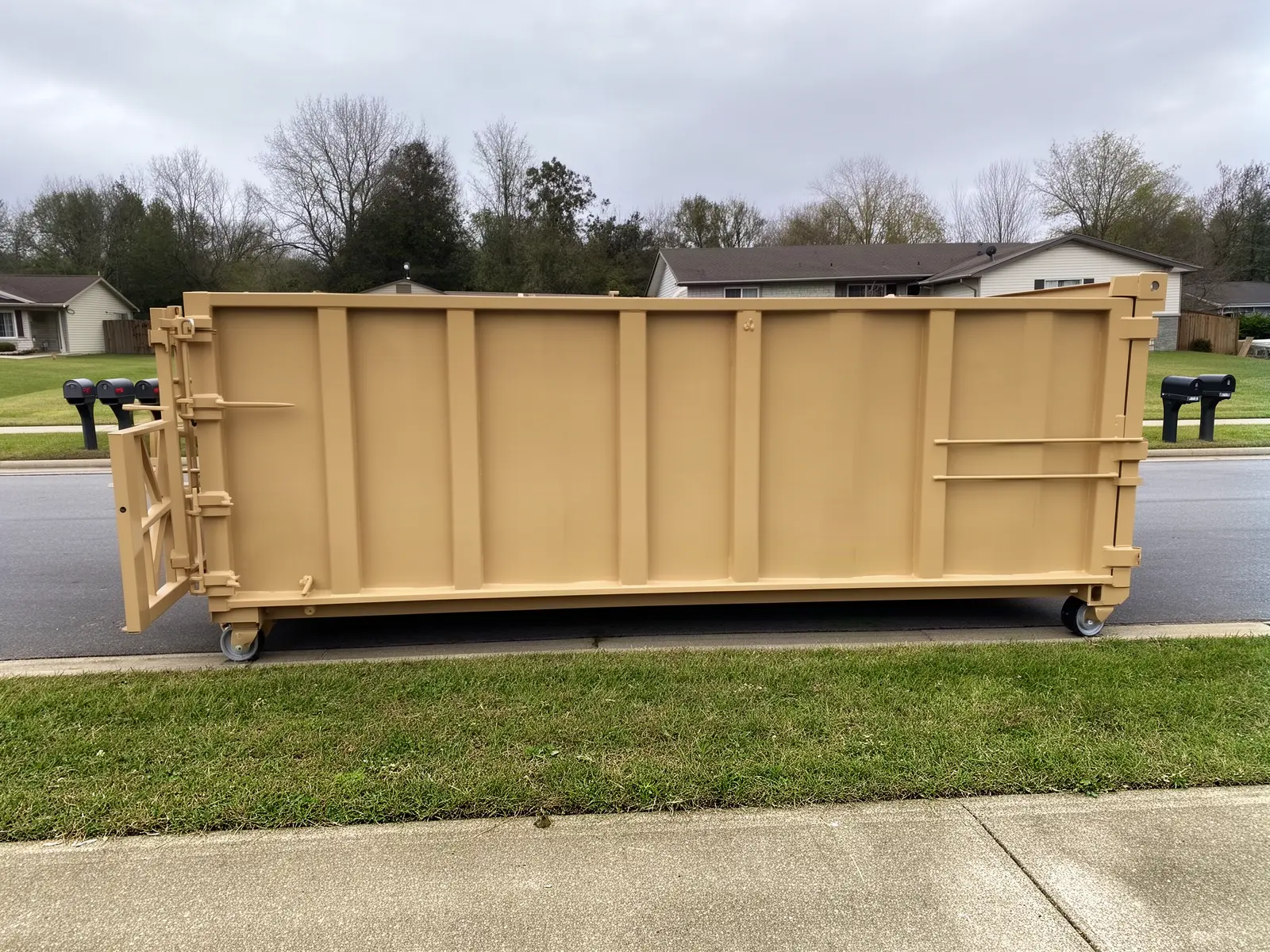 Roll-off dumpster from Big Neto's Dumpster Rental in Bridgeport, PA